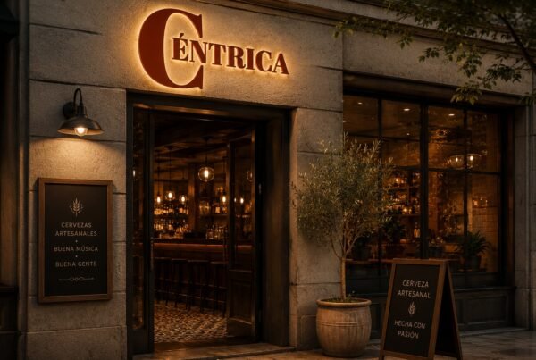 Branding Céntrica cerveza artesanal.